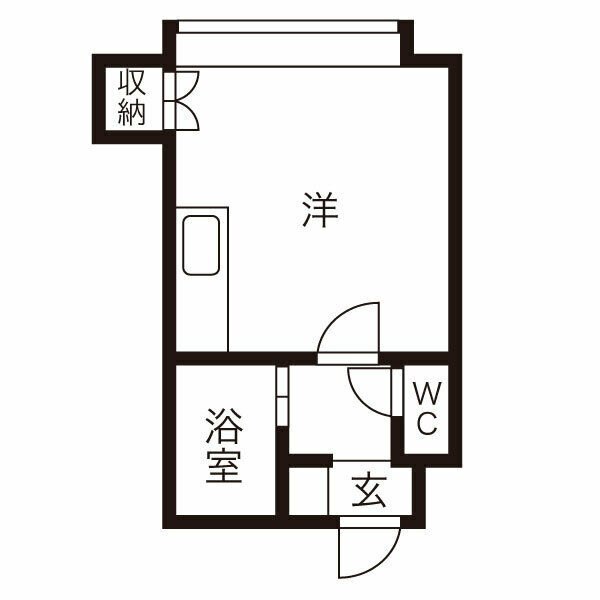 プレサント南８西８の間取り