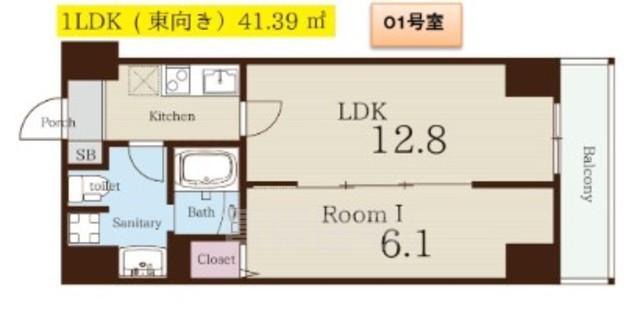 アート四条堀川の間取り