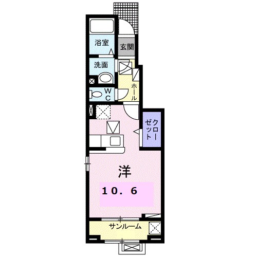 【ブライト　スクエアIの間取り】