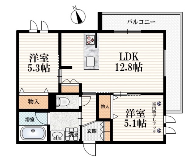 練馬区富士見台のマンションの間取り