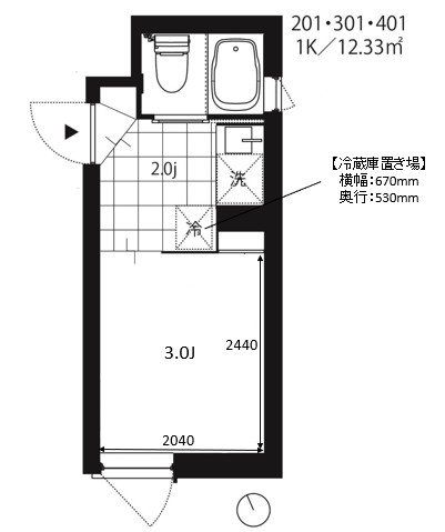 ＭＡ２２０９の間取り