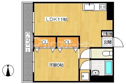 東カングランドマンションの間取り