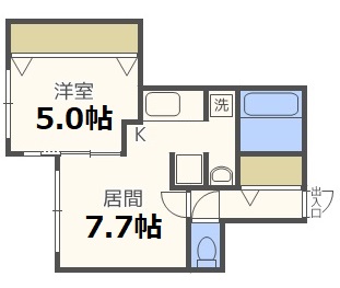 植物園テラスの間取り