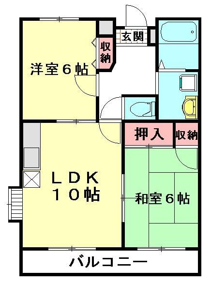 蓮田市東のマンションの間取り