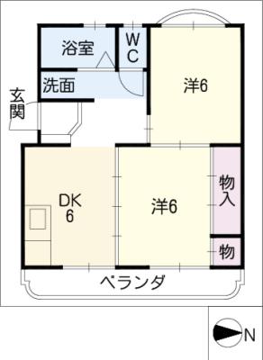 藤本ハイツの間取り