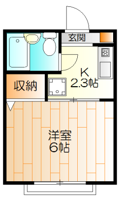 ハイツユタカの間取り