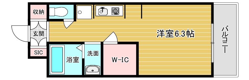 アークアベニュー天王寺の間取り