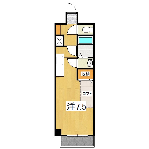 京都市中京区藤本町のマンションの間取り