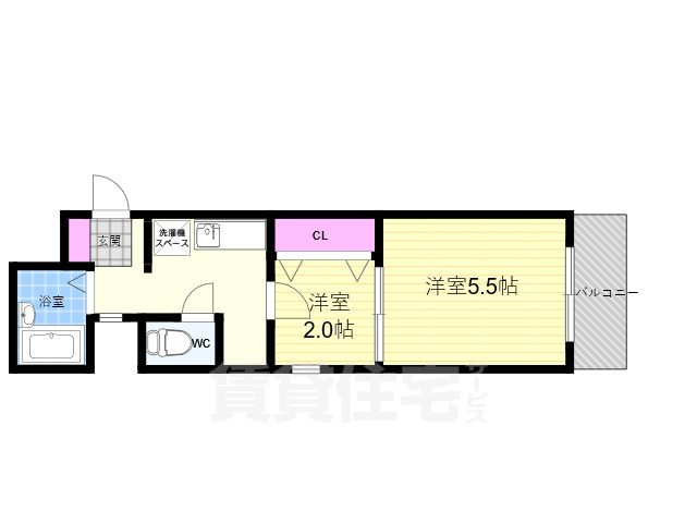 神泉苑マンションの間取り