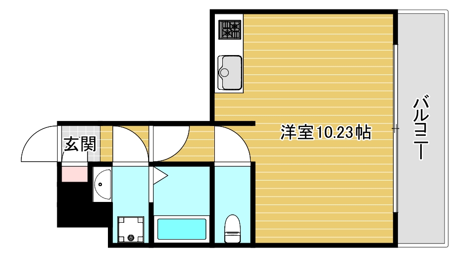 ArtizA西長堀の間取り