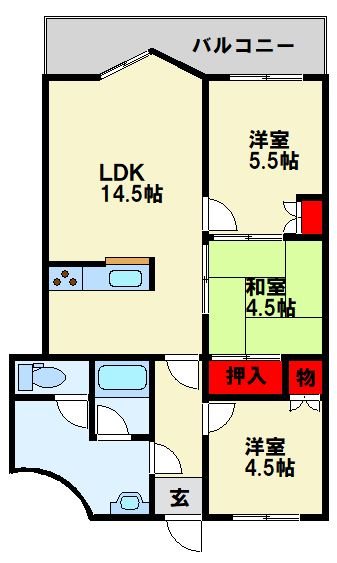 パラシオ高塔の間取り