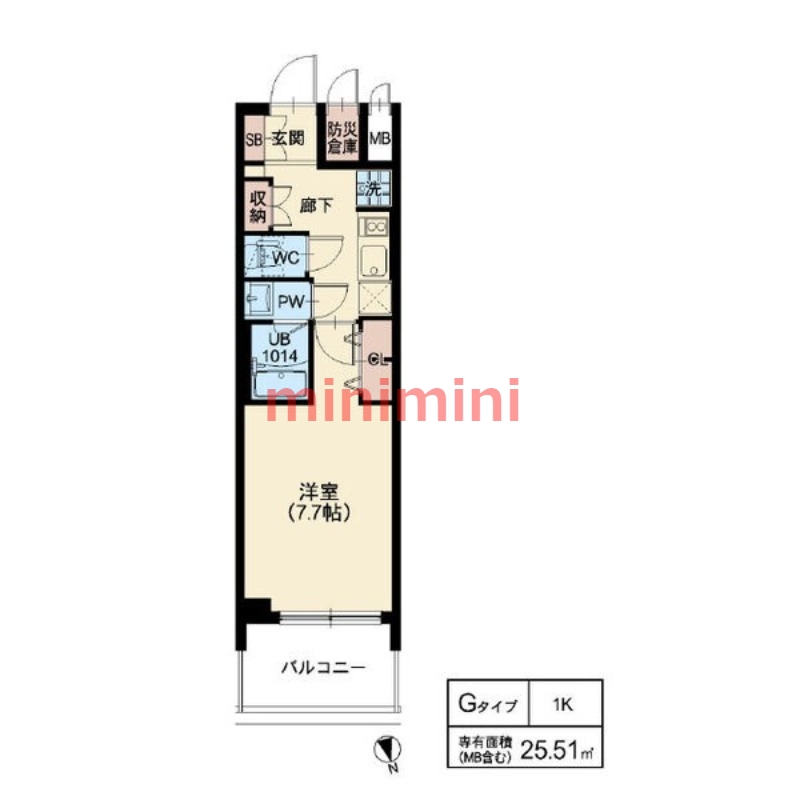 【大阪市東淀川区西淡路のマンションの間取り】