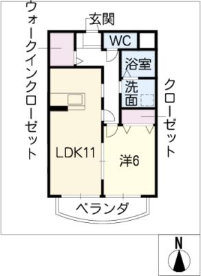 エルーセラＯＨＮＯの間取り