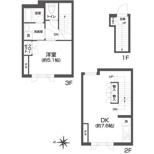 UVAS池袋の間取り