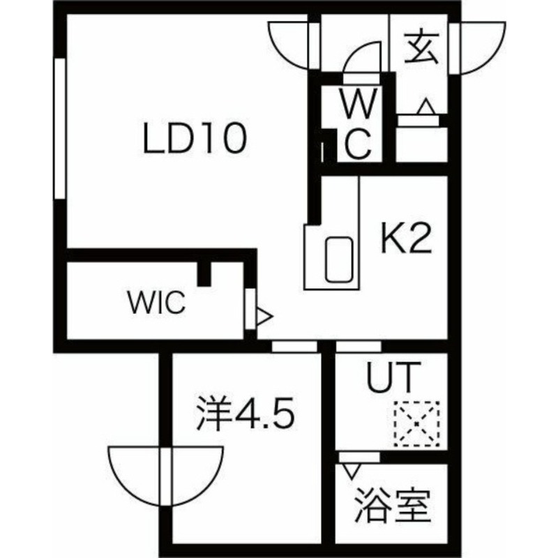 Bellagio　tsukisamuの間取り