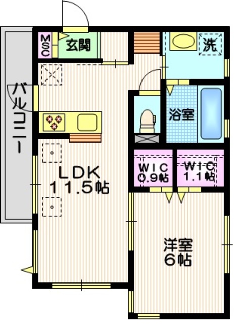 Ｌｅ　Ｃｉｅｌ　Ｂの間取り