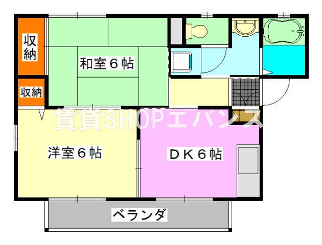 プレミールA棟の間取り