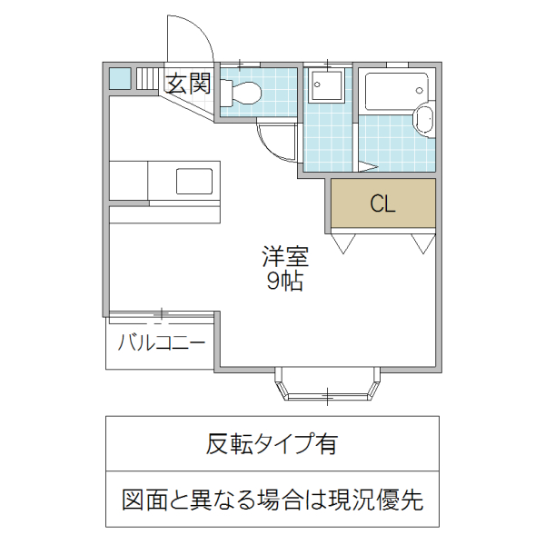 西古内ハイツEの間取り