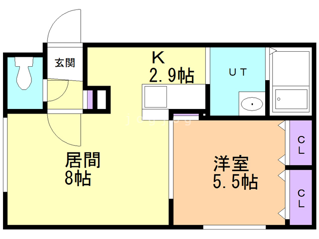 グランメール北３２条の間取り