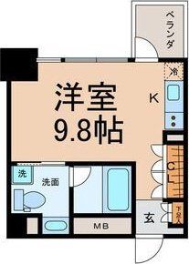 名古屋市北区柳原のマンションの間取り