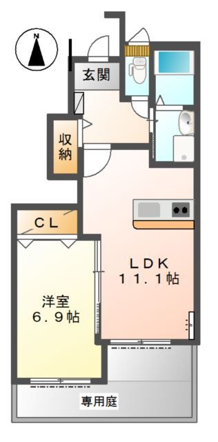 ポポラート1の間取り