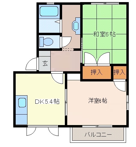 エクレールSの間取り