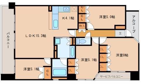 大津京ステーションプレイスの間取り