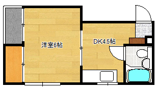 福島ビルの間取り