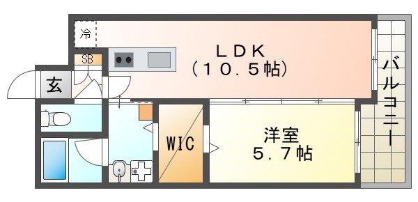 TOAST AKASHIの間取り