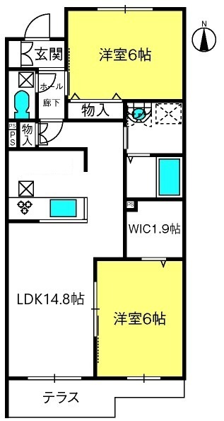 Ａ－フラットの間取り