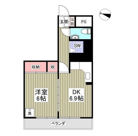 千代田マンションの間取り