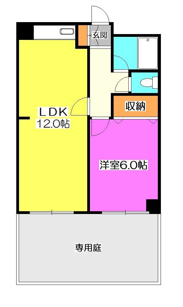 所沢市けやき台のマンションの間取り