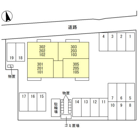 【富山市花園町のアパートのその他】