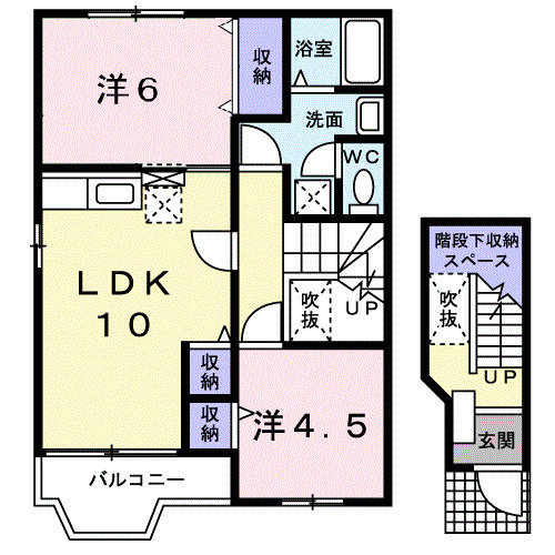 クレールドミールの間取り