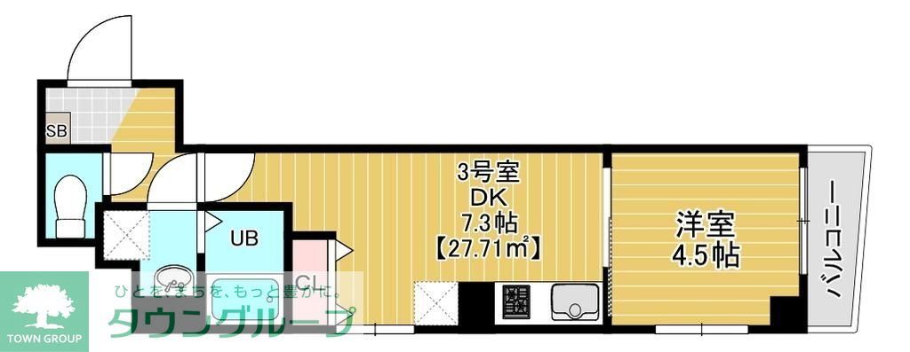 千葉市中央区蘇我町のマンションの間取り