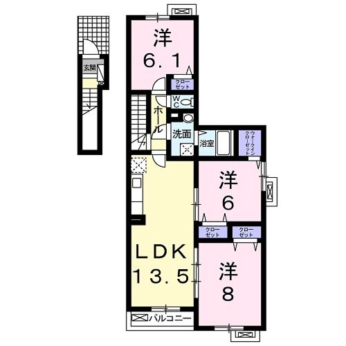 ルミエール車塚の間取り