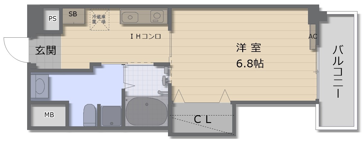 ヴィーブル駒川IIの間取り