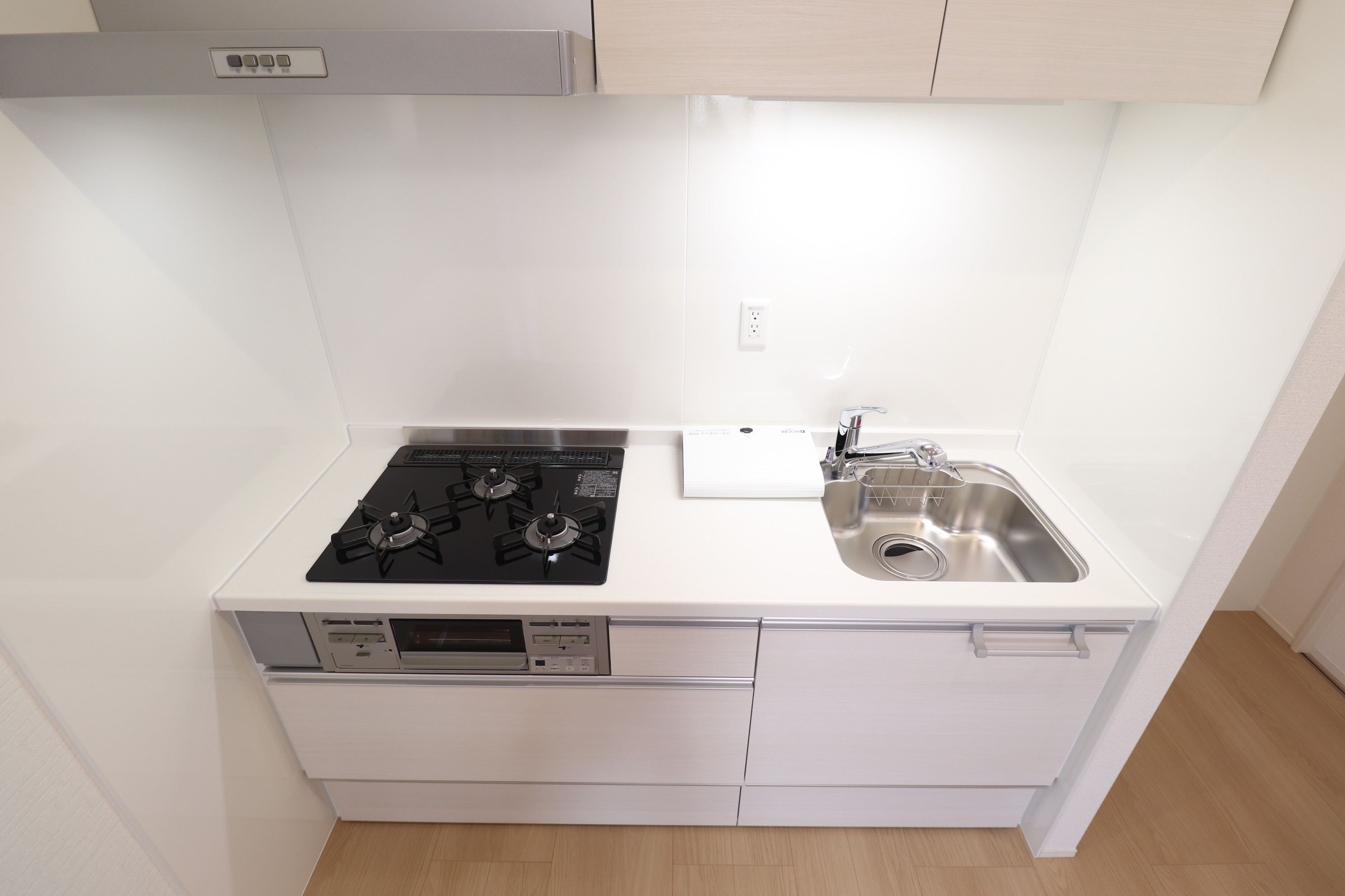 キッチン　3口コンロで使いやすいキッチン♪