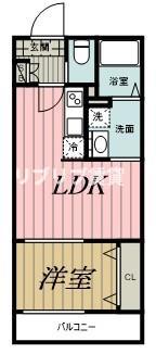 HFR蘇我B棟の間取り写真