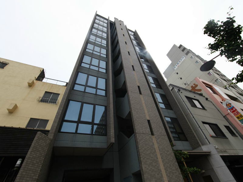 建物外観　外観　防犯カメラ付　オートロック　宅配ＢＯＸ