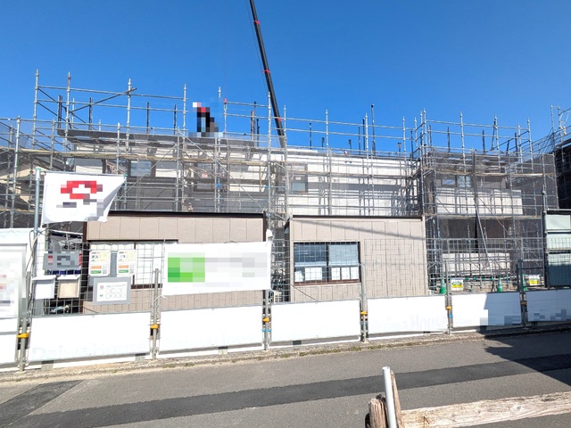 建物外観　建築中