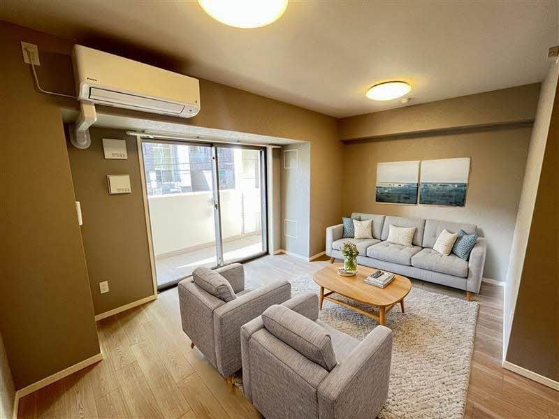 居室・リビング　家具配置の参考にご利用ください※ＣＧ家具です