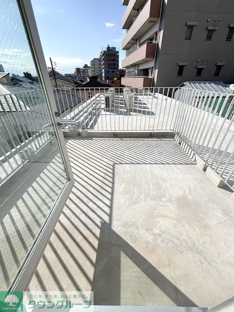 バルコニー　庭