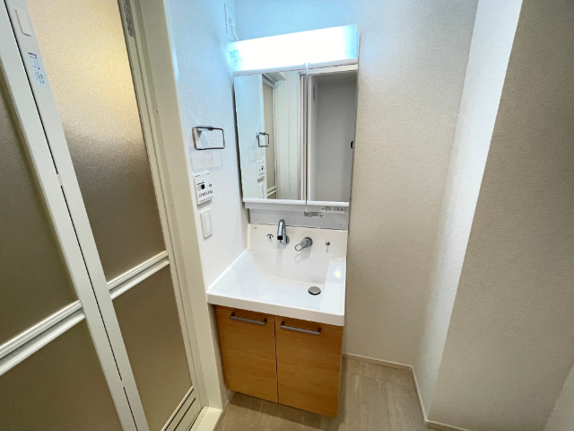 洗面設備　新築の為同間取りの他の階の写真です