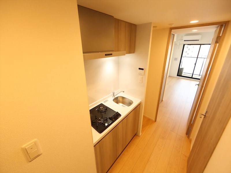 キッチン　システムキッチン（ガス2口コンロ付）