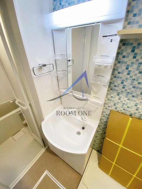 洗面設備　洗面台です。