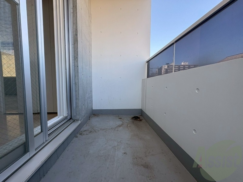 バルコニー　バルコニーです。洗濯物を干したり一息ついたりできますね！