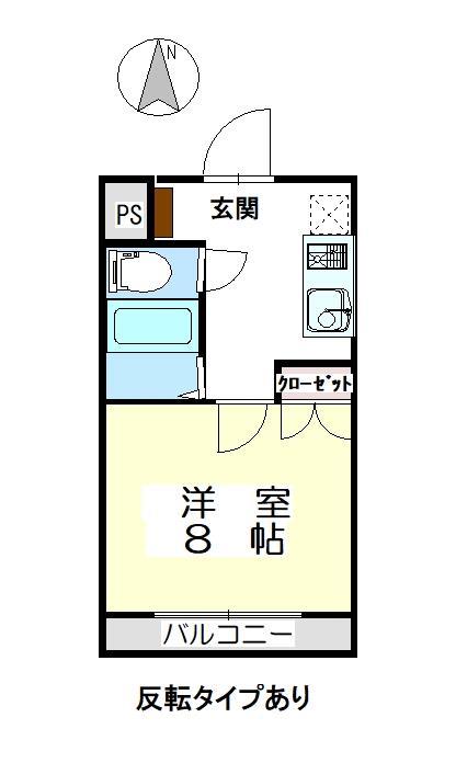 開運ハイツ南俣の間取り写真