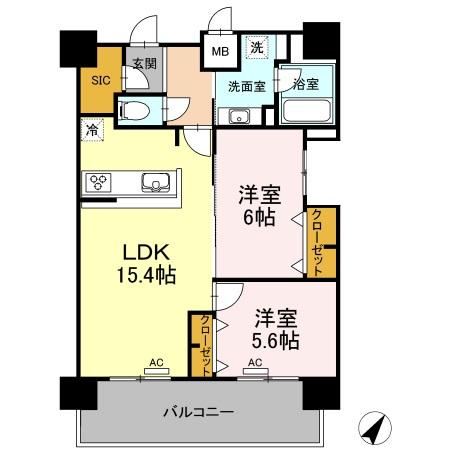 ALOFTII 802の間取り写真