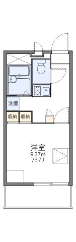 レオパレスTAKAKURAの間取り写真